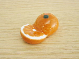オレンジ　箸置き