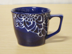 シノフラワー(青)　マグカップ