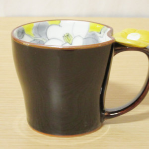 花絵蒔(黄)　マグカップ