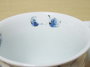 唐草紋(青)　マグカップ10